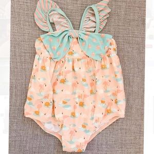 Matilda Jane flamingo Swimsuit 6-12 mo